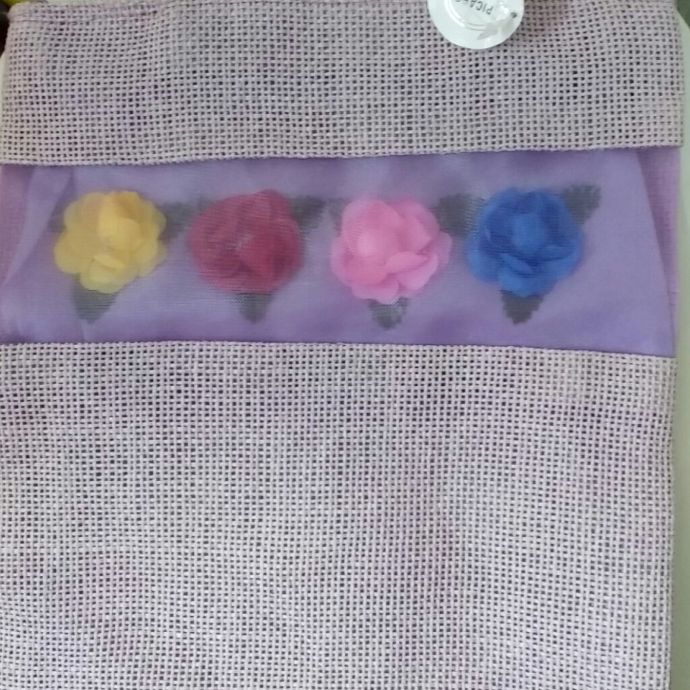 NWT Decorative Floral Bag